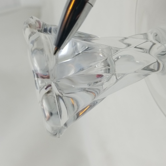 Heisey Sunflower Crystal Candle Holders - Picture 13 of 15